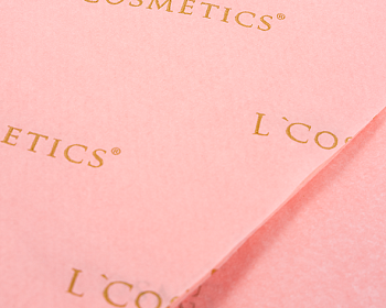 Брендированная бумага тишью с логотипом L'Cosmetics